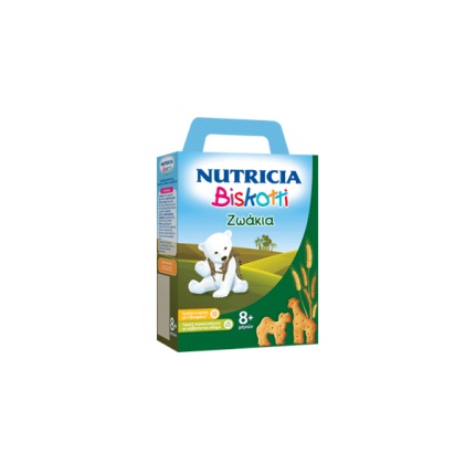 NUTRICIA Biskotti Ζωάκια Βρεφικά Μπισκότα Από τον 8ο Μήνα 180gr