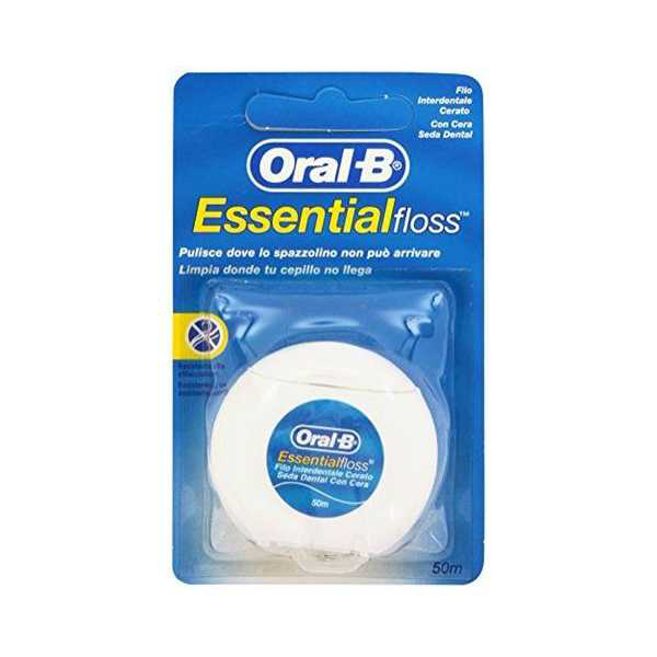 oral-b-essential-floss-50m ORAL B ΟΔΟΝΤΙΚΟ ΝΗΜΑ ΚΗΡΩΜΕΝΟ 50M 1X1