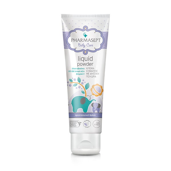 pharmasept-liquid-powder-min PHARMASEPT Baby Care Liquid Powder, Βρεφική Κρέμα Σώματος
