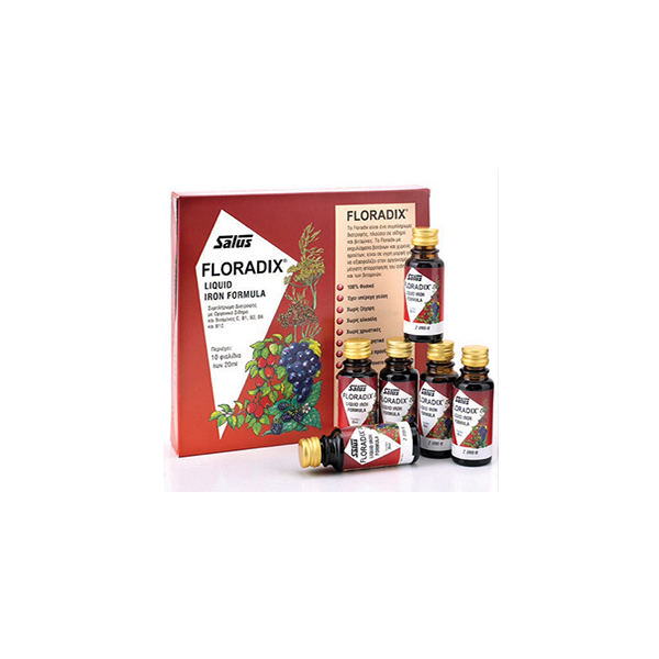 power-health-floradix-liquid-iron-formula-10x20ml POWER HEALTH Floradix Γυναικείο Τονωτικό με ειδικά εκχυλίσματα φρούτων, σίδηρο & βιταμίνες, 10x20ml - Image 1
