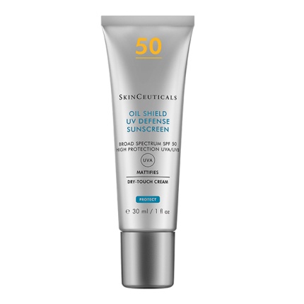SkinCeuticals Oil Shield Uv Defense Spf50, Αντηλιακό Προσώπου, Ματ Αποτέλεσμα, λιπαρο δερμα, ακμη