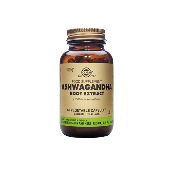 solgar-ashwagandha-60caps SOLGAR ASHWAGANDΗA ROOT EXTRACT 60caps v - Image 1