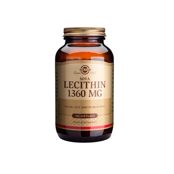 solgar-lecithin-1360mg-100softgels SOLGAR LECITHIN 1360mg 100softgels - Image 1
