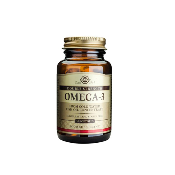 solgar-omega-3-double-strength-30softgels SOLGAR OMEGA-3 DOUBLE STRENGTH 30softgels - Image 1