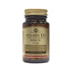 SOLGAR VITΑΜΙΝ D-3 1000 IU chewable 100tabs