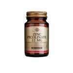 SOLGAR ZINC PICOLINATE 22mg 100tabs
