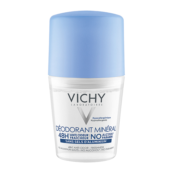vichy-48h-deodorant-mineral-no-alcool-paraben VICHY Deodorant 48h Mineral Roll-on