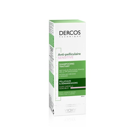 VICHY Dercos Anti-dandruff Shampoo, Αντιπυτιριδικό σαμπουάν ευαίσθητο τριχωτό