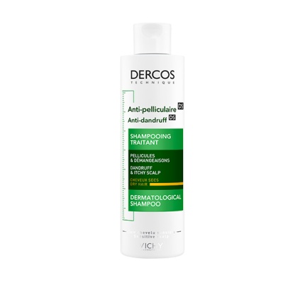 ICHY Dercos Anti-Dandruff Shampoo, Αντιπιτυριδικό Σαμπουάν για Ξηρά Μαλλιά