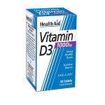 HEALTH AID VITAMIN D3 1000iu 30 tabs