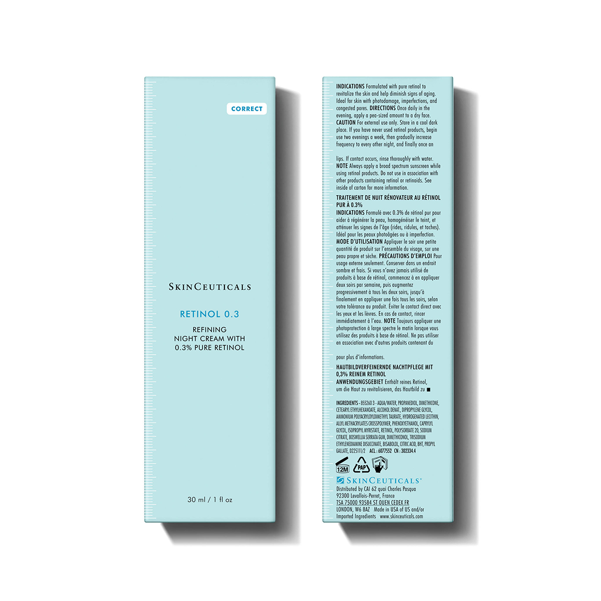 SkinCeuticals, Retinol ,Kρέμα Νυκτός, Ρετινόλη, Kρέμα ενάντια στη γήρανση, Αντιγήρανση