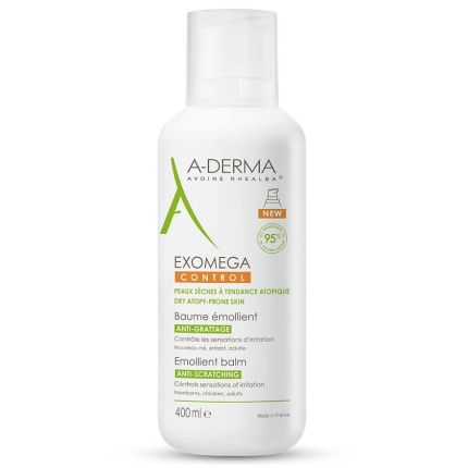 A-DERMA - Exomega Control Μαλακτικό Βάλσαμο Κατά του Αισθήματος Κνησμού 400ml