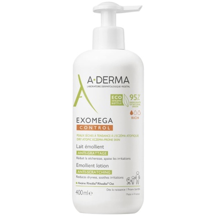 A-DERMA - Exomega Control Μαλακτικό Γαλάκτωμα Κατά του Αισθήματος Κνησμού 400ml