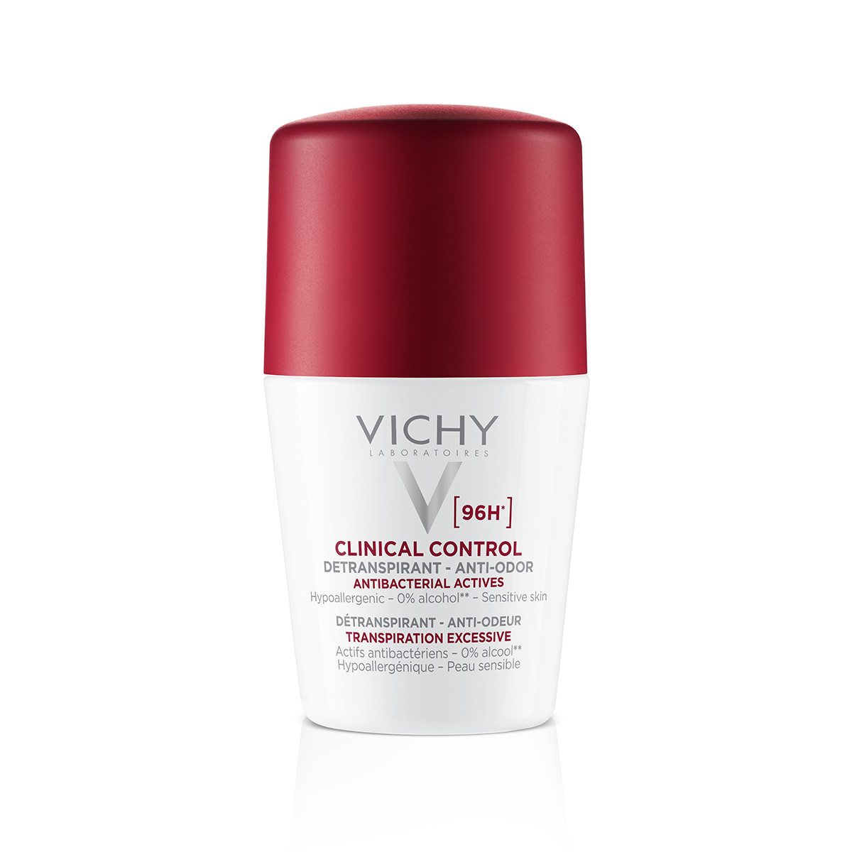 3337875804431 VICHY Clinical Control Roll On Αποσμητικό με 96 Ώρες Διάρκεια για Γυναίκες