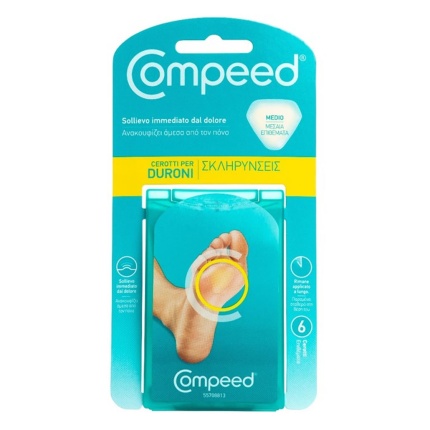 COMPEED Επιθέματα Για Σκληρύνσεις Μεσαία 6 Τεμάχια