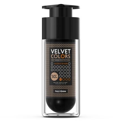 FREZYDERM, Velvet Colors High Cover, Ματ Καλυπτικό, Foundation SPF50