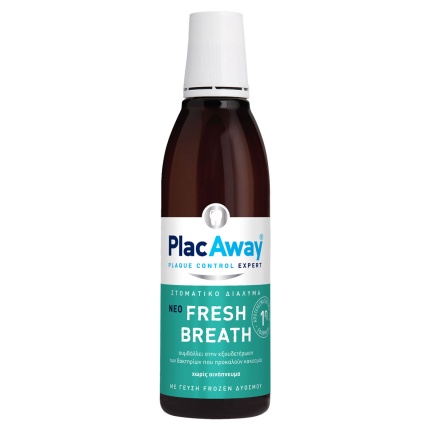 PLAC AWAY Fresh Breath Στοματικό Διάλυμα Κατά Της Κακοσμίας, 250ml