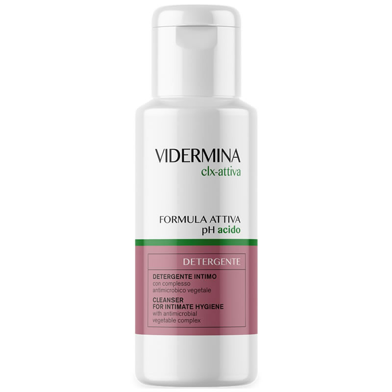 8033224812502 VIDERMINA Clx Cleanser Υγρό Kαθαριστικό για την Yγιεινή της Eυαίσθητης Περιοχής pH 5,5 300ml