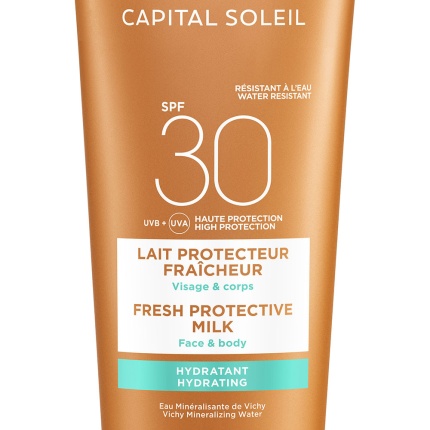 VICHY Ideal Soleil Milk SPF30, Αντιηλιακό Γαλάκτωμα με Υαλουρονικό Οξύ