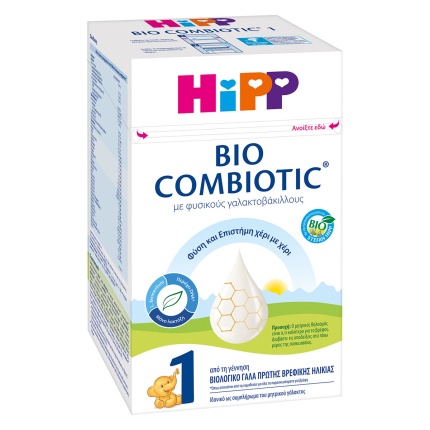 HIPP Bio Combiotic No1, 1ης Βρεφικής Ηλικίας, Με Μetafolin, 600gr