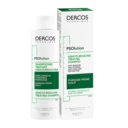VICHY DERCOS. P.SOlution, Σαμπουάν Ψωρίασης, Ψωρίαση, Τριχωτό με Τάση Ψωρίασης