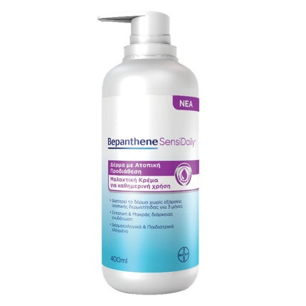 BEPANTHENE SensiDaily Μαλακτική Κρέμα για Δέρμα με Ατοπική Προδιάθεση 400ml