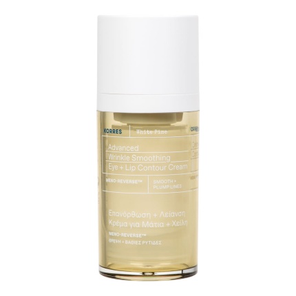 KORRES Λευκή Πεύκη, Κρέμα ματιών, Κρέμα χειλιών, εμμηνόπαυση