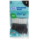 TEPE Μεσοδόντιο Βουρτσάκι 1,5mm, Iso 8, Mαύρο 8 Τεμάχια