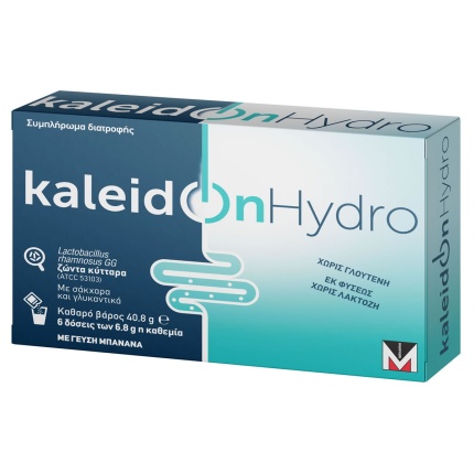 MENARINI KALEIDON Hydro Προβιοτικά 6.8gr x 6 Φακελάκια Μπανάνα