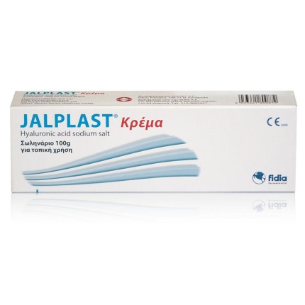 JALPLAST Hyaluronic Acid Sodium Salt Κρέμα Για Επούλωση & Εγκαύματα 100gr