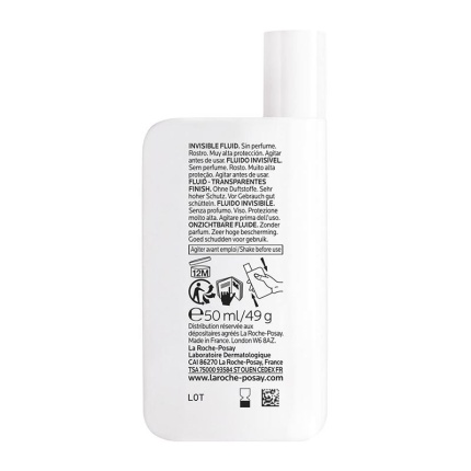 La Roche-Posay, Anthelios UVMune 400 SPF50+, Invisible Fluid, Αντηλιακό Προσώπου