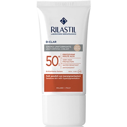 RILASTIL, Sun System, D-Clar Cream Light Color, Αντηλιακό Προσώπου, Αντηλιακό με Χρώμα, Αντηλιακό SPF50+,