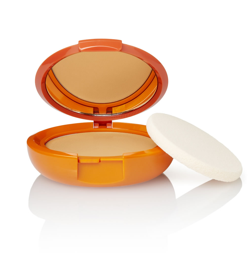 RILASTIL, Sun System. Uniforming Compact Cream, SPF50+ Beige, αντηλιακό με χρώμα