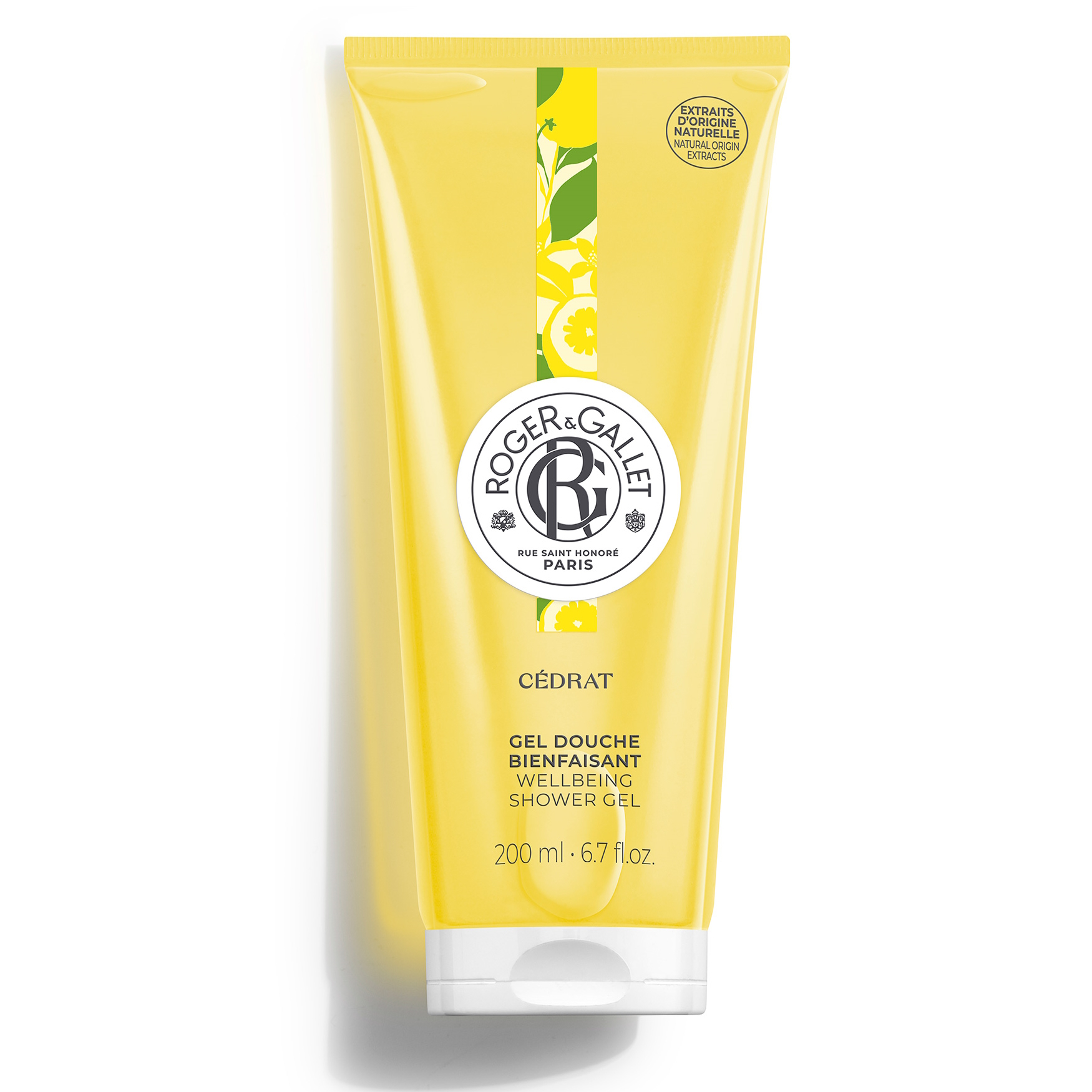 ROGER+GALLET Gel Douche Bienfaisant Cedrat, Αφρόλουτρο, 200ml ROGER+GALLET, Cedrat, Αφρόλουτρο