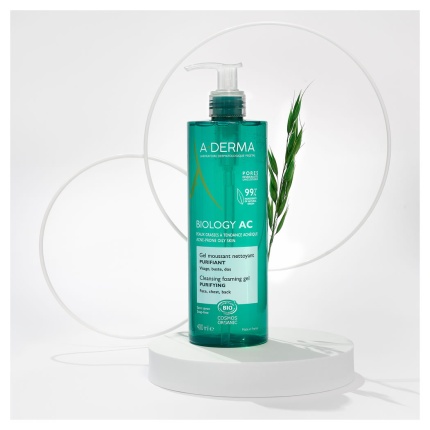 A-DERMA Biology AC Αφρίζον Ζελ Καθαρισμού 400ml