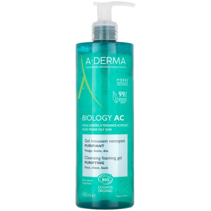 A-DERMA Biology AC Αφρίζον Ζελ Καθαρισμού 400ml
