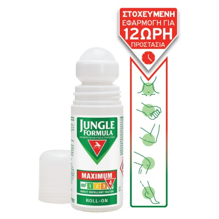JUNGLE FORMULA Maximum Αντικουνουπικό Roll On 50ml