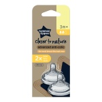 TOMMEE TIPPEE Θηλές Σιλικόνης Advanced Anti-Colic  - Μέτριας Ροής 3m+ - Image 3