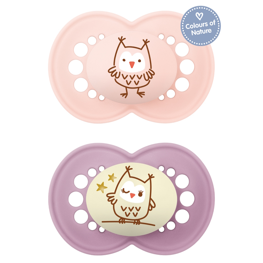 MAM Πιπίλα Day&Night Σετ 6-16 μηνών - 174SG MAM Πιπίλες Original Day & Night 174SG