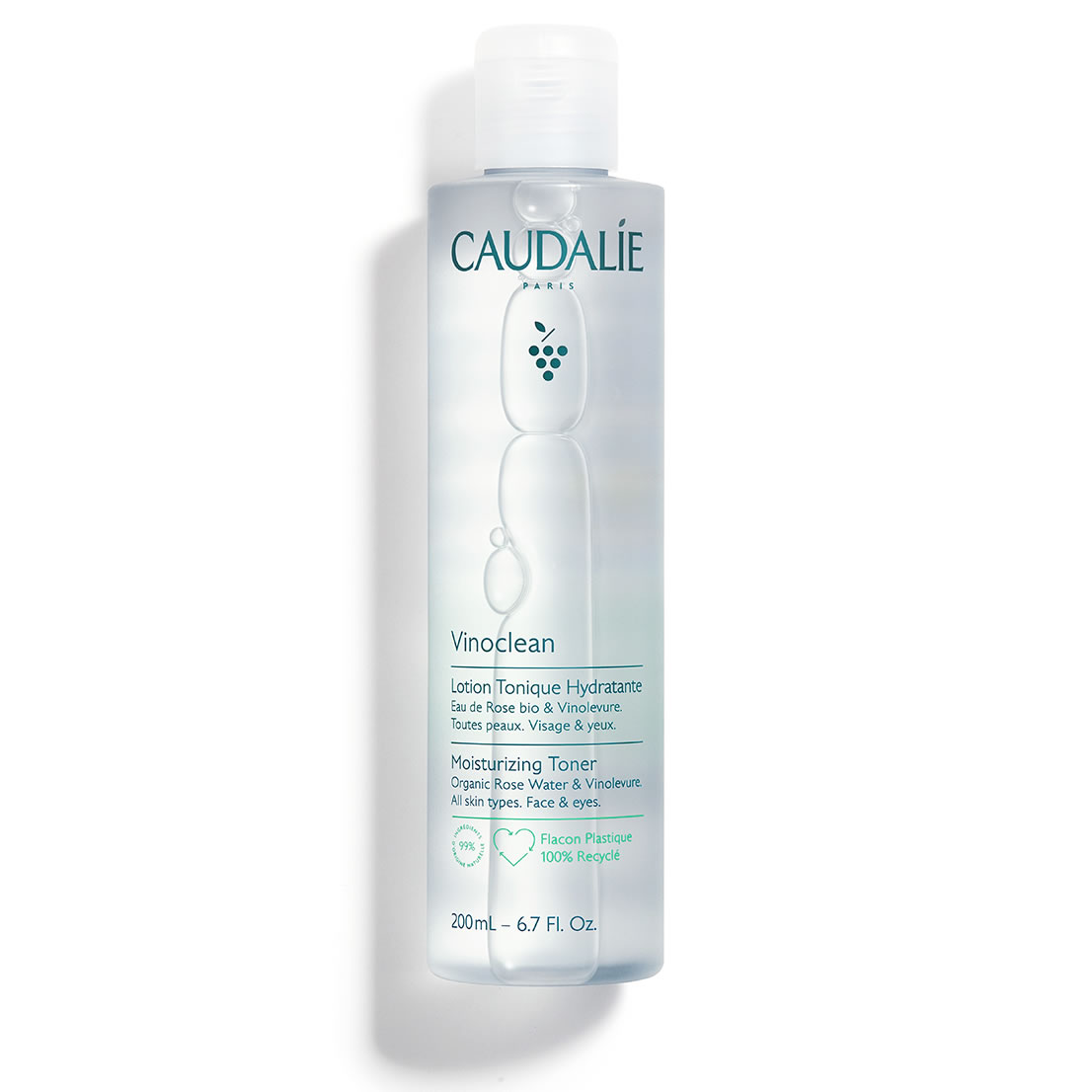3522930003151-mosturizing-toner CAUDALIE, Vinoclean, Moisturizing Toner, καθαριστικο προσώπου, τονερ προσωπου, ντεμακιγιαζ, 3522930003151