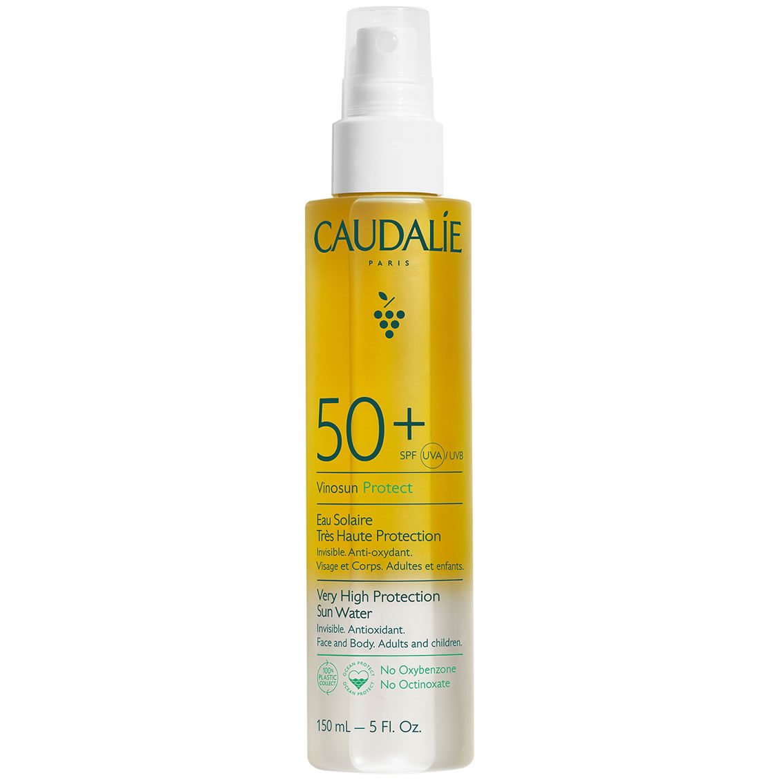 3522930004028 CAUDALIE, Very High Protection Sun Water, SPF50+, Αντηλιακή Λοσιόν, Αντηλιακό Προσώπου, Αντηλιακό Σώματος, 3522930004028