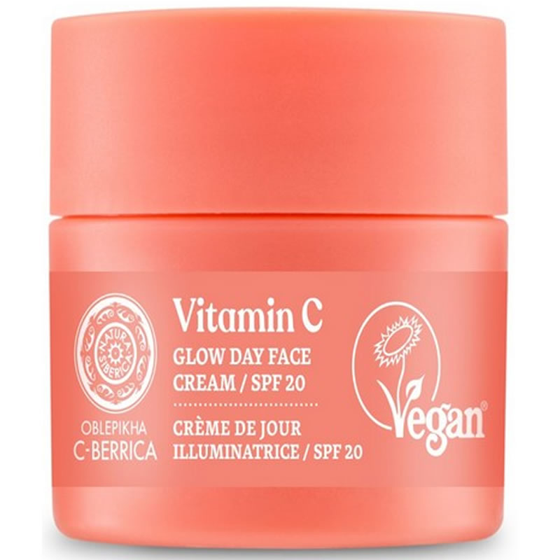 4743318103501 NATURA SIBERICA C-Berrica Κρέμα Ημέρας Λάμψης για Όλους τους Τύπους Επιδερμίδας SPF20 50ml