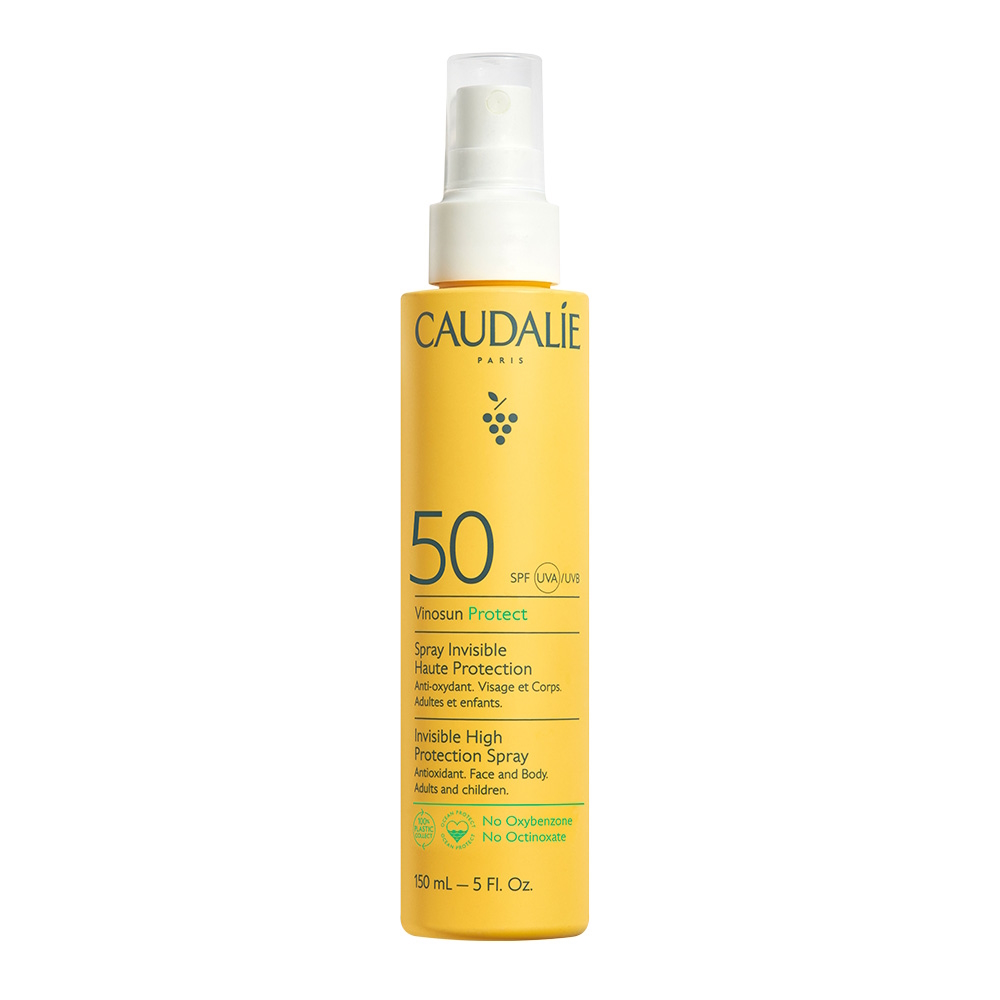 CAUDALIE Vinosun Invisible High Protection Spray, Αντηλιακό Σπρέι SPF50, 150ml CAUDALIE Vinosun Αντηλιακό Σπρέι SPF50