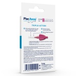 PLAC AWAY Μεσοδόντιο Βουρτσάκι Triple Action 0.4mm, ISO 0, Ροζ, 6 Τεμάχια