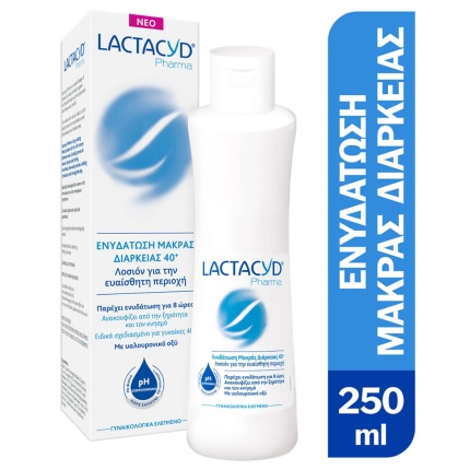 LACTACYD Ultra-Moisturising Λοσιόν Καθαρισμού Για Την Καθημερινή Φροντίδα Της Ευαίσθητης Περιοχής, Για Γυναίκες 40+, 250ml