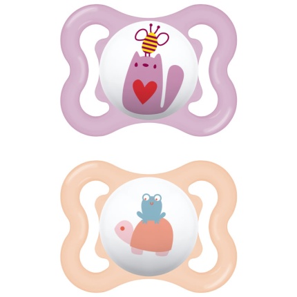 MAM Air Πιπίλες Σιλικόνης,Κορίτσι 2-6,