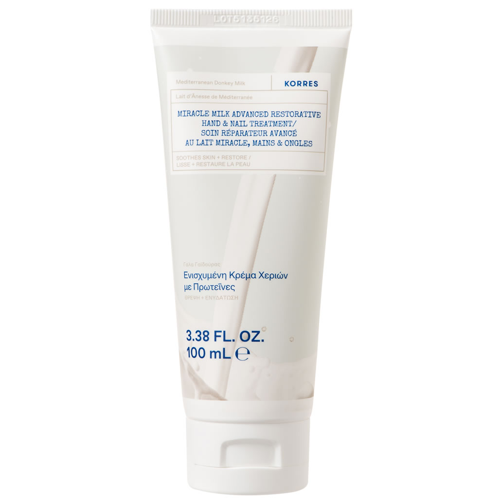 5203069101427 KORRES Γάλα Γαϊδούρας Ενισχυμένη Κρέμα Χεριών Με Πρωτεΐνες 100ml