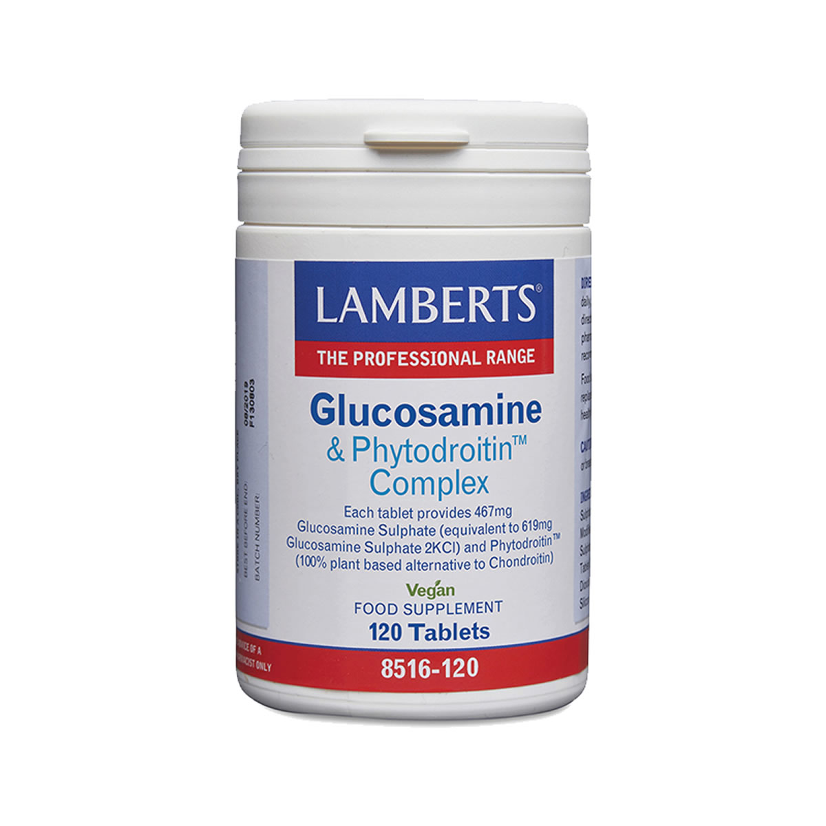 8516-Glucosamine-Phytodroitin LAMBERTS Glucosamine & Phytodroitin™ Complex 60tabs - Image 1