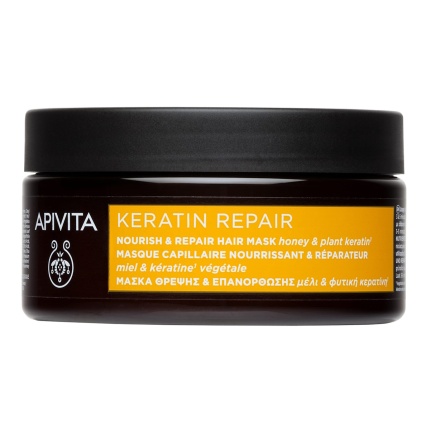 APIVITA Keratin Repair, Μάσκα Μέλι και Κερατίνη