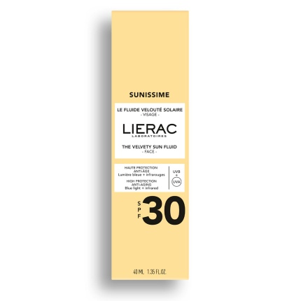 LIERAC SUNISSIME, The Velvety Sun Fluid, SPF30, Λεπτόρρευστο Αντηλιακό, Αντηλιακό Προσώπου, 3701436917494